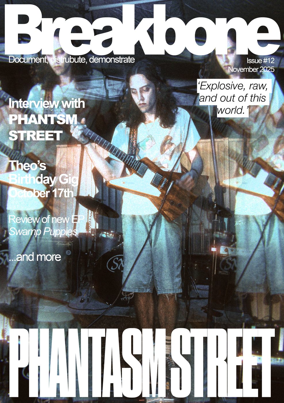 The Breakbone masthead, 'Issue