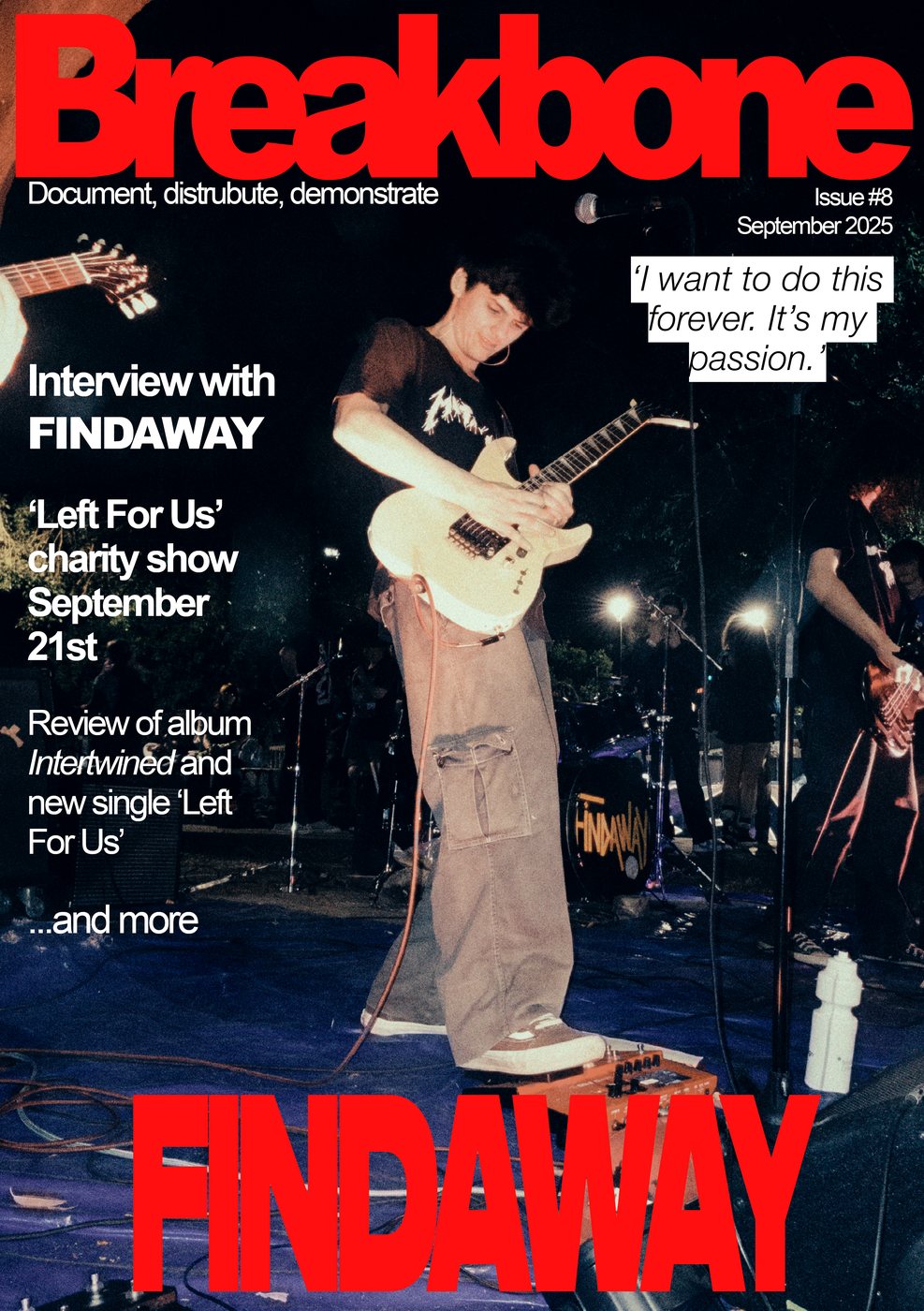 The Breakbone masthead in red, 'Issue