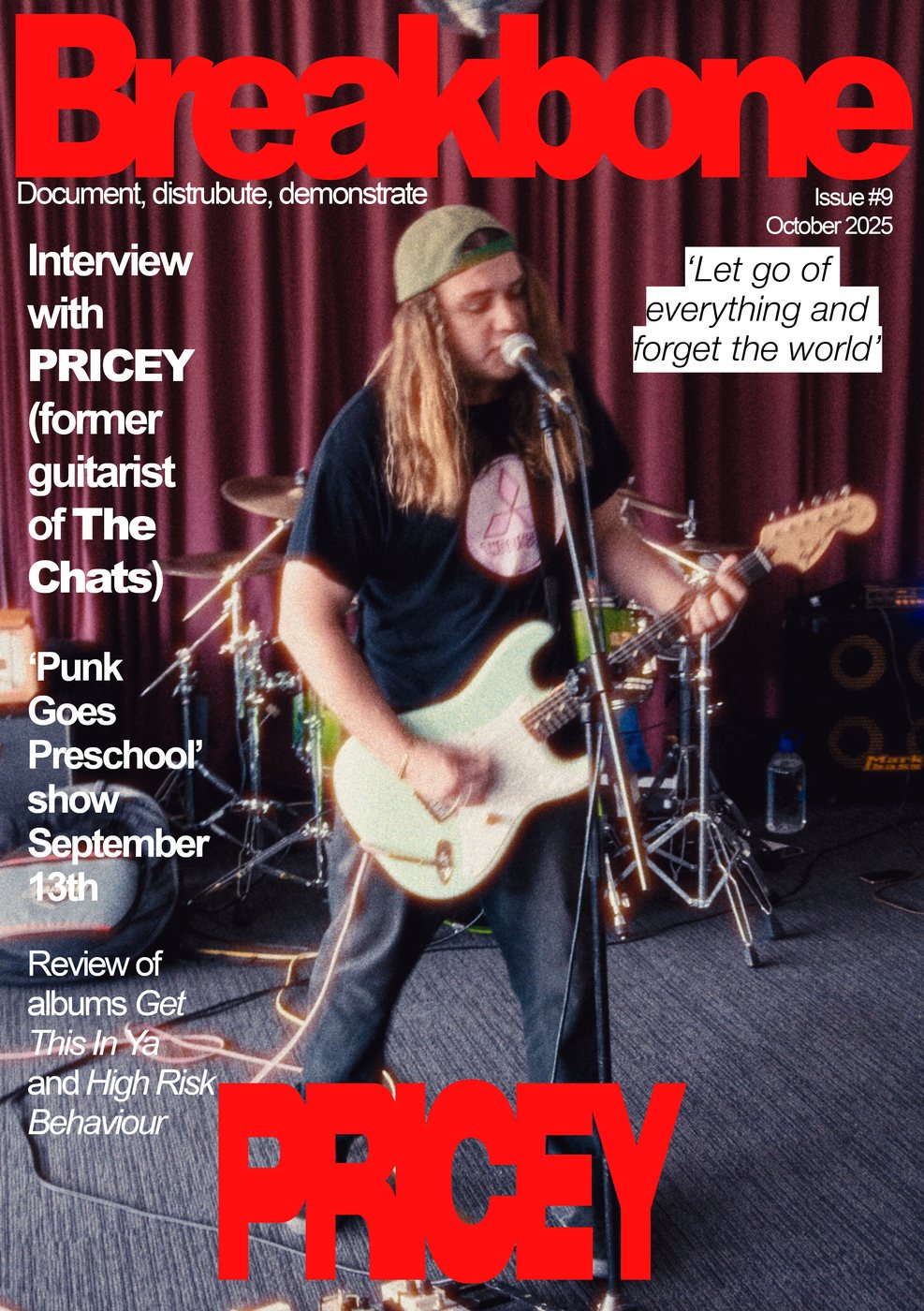 The Breakbone masthead in red, 'Issue
